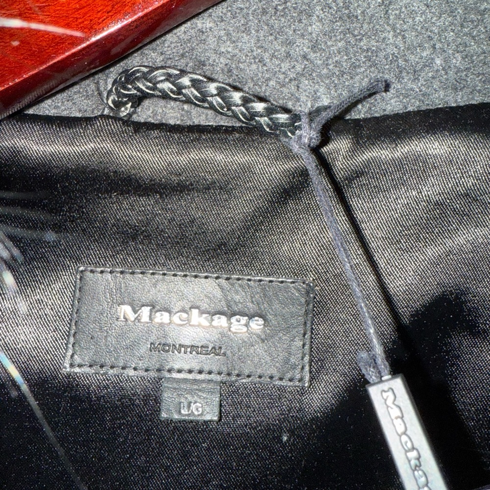 MACKAGE WOOL and CASHMERE coat with removable real fur colour - Picture 6 of 7